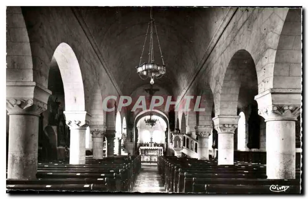 Interior da igreja — Chenehutte-les-Tuffeaux (M-et-L.) — Mon. hist., Xle s. — Comibier Imprimeur - Frente