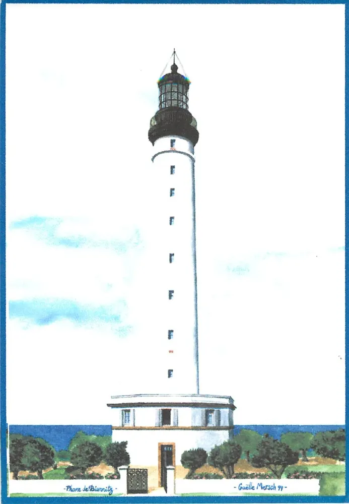 Farol de Biarritz — ilustração — Gaëlle Mersch 99 - Frente
