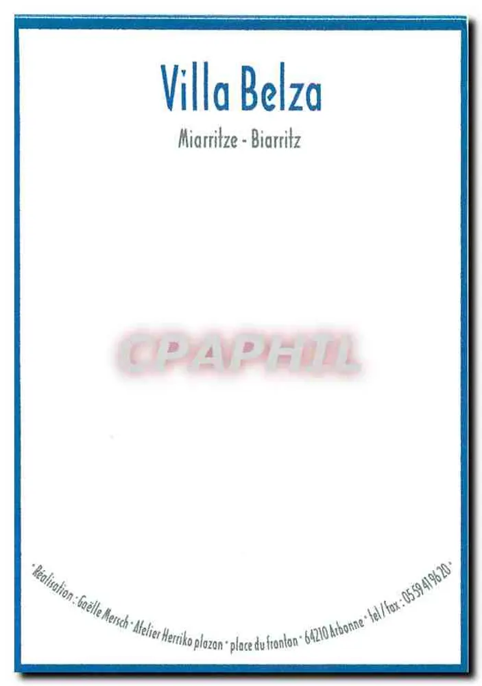 Castelo Mersch — ilustração — Gaëlle Mersch - Atelier Herriko Plazon - Verso