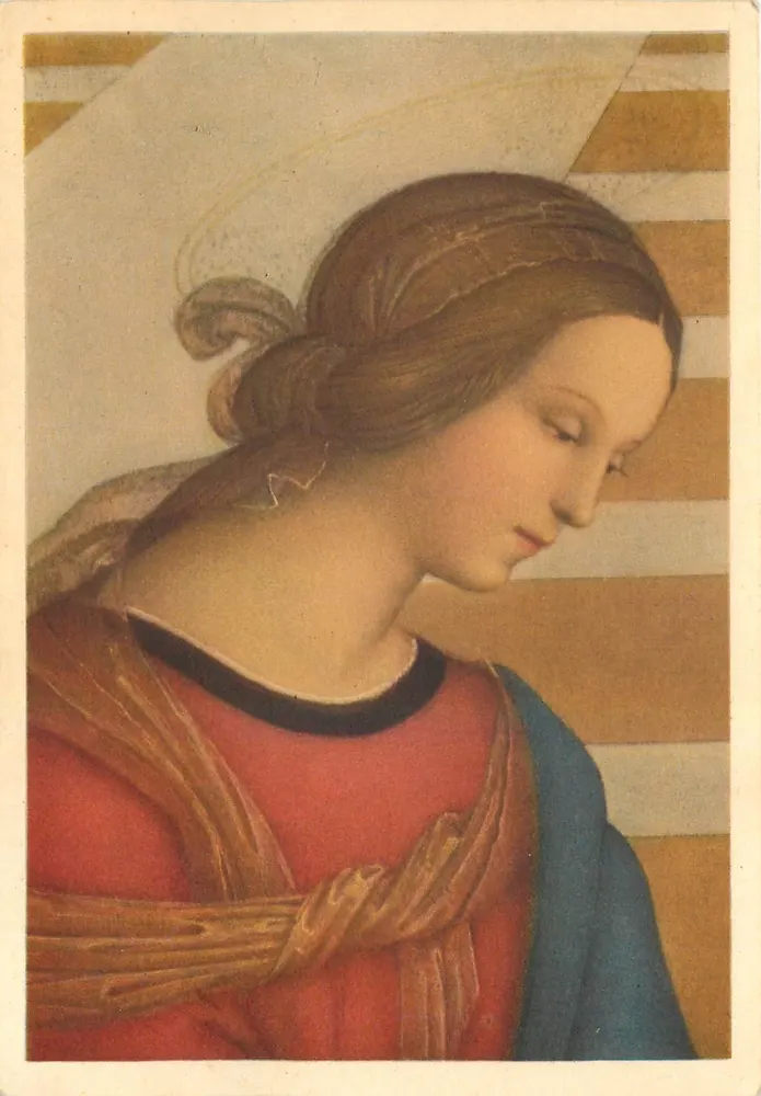 Dziewica (La Specialista) — Raffaello — wydawca Milan, Pinacoteca di Brera - Awers