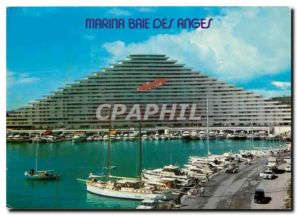 Marina Baie des Anges — Freizeithafen — In den Niederlanden gedruckt - Vorderseite