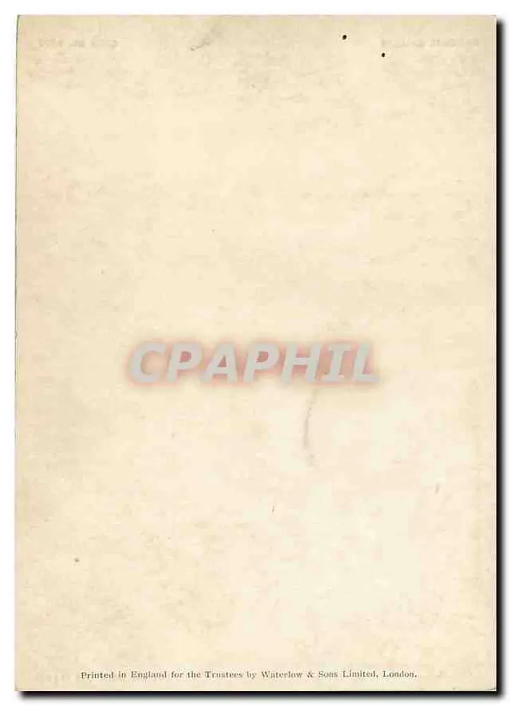 A Virgem com o Menino e o santo Ansidei — obra de Raphaël — National Gallery — carta n° 1057 - Verso