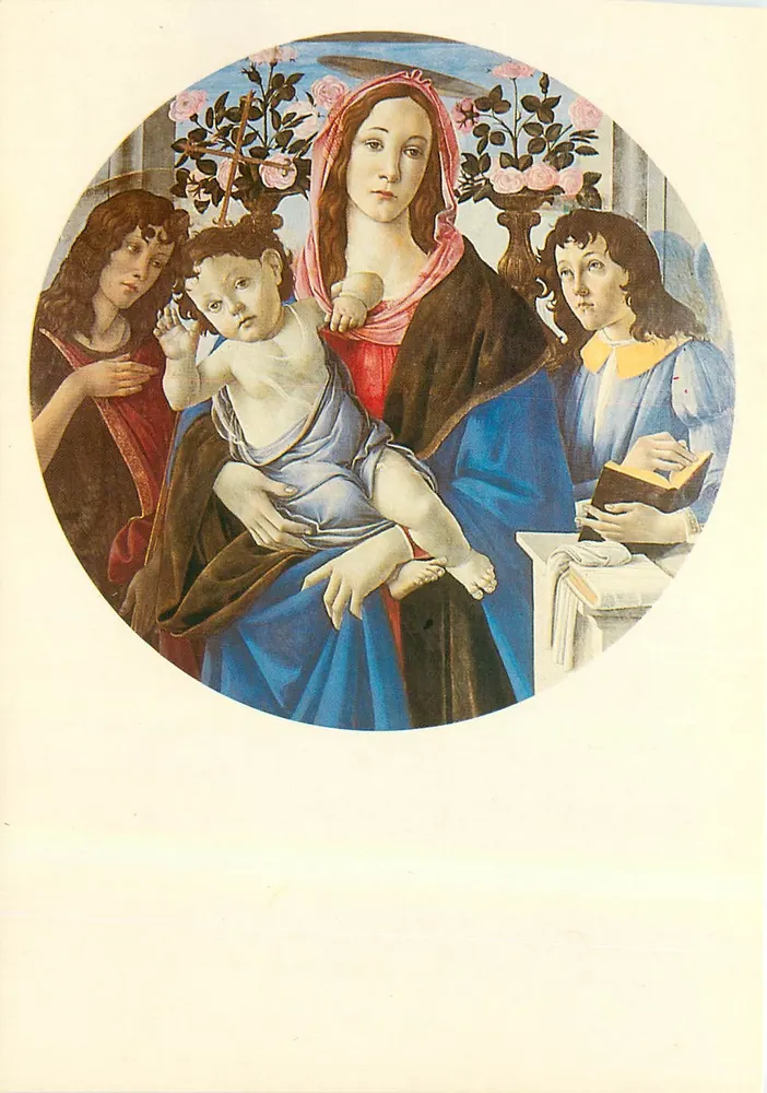 Madonna e o Menino — Sandro Botticelli (1445-1510) — Michal Kunzverlag, n° 7381 - Frente