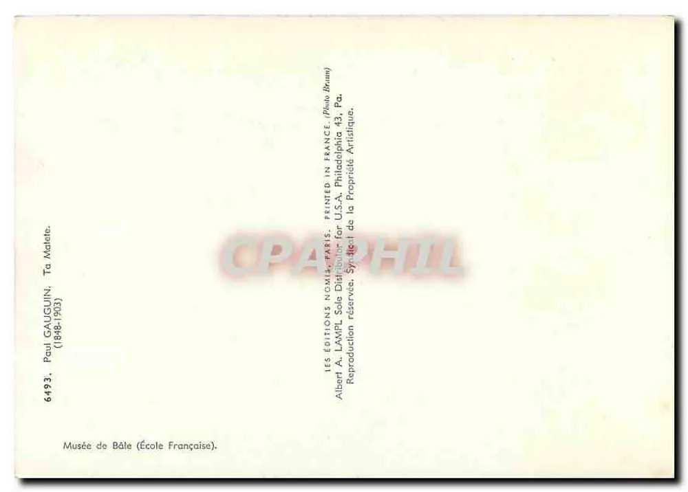 Femmes assises — Ta Mātētē — Éditions Nomi, Paris - Verso