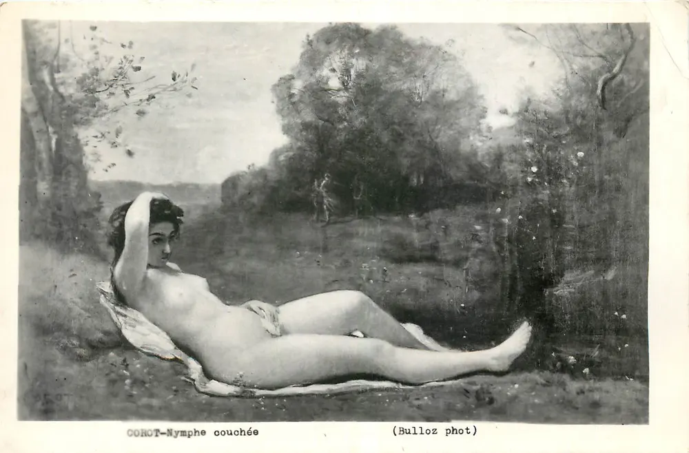 Ninfé deitada — Corot — Bulloz fot - Frente