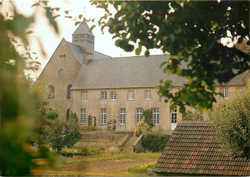 Abbey of Notre-Dame de Protection — south facade — Editions Miegeville-Deleville - Front
