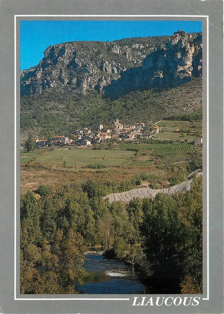Liaucous — village niché dans les gorges du Tarn — S.A. APTPOUX - Recto