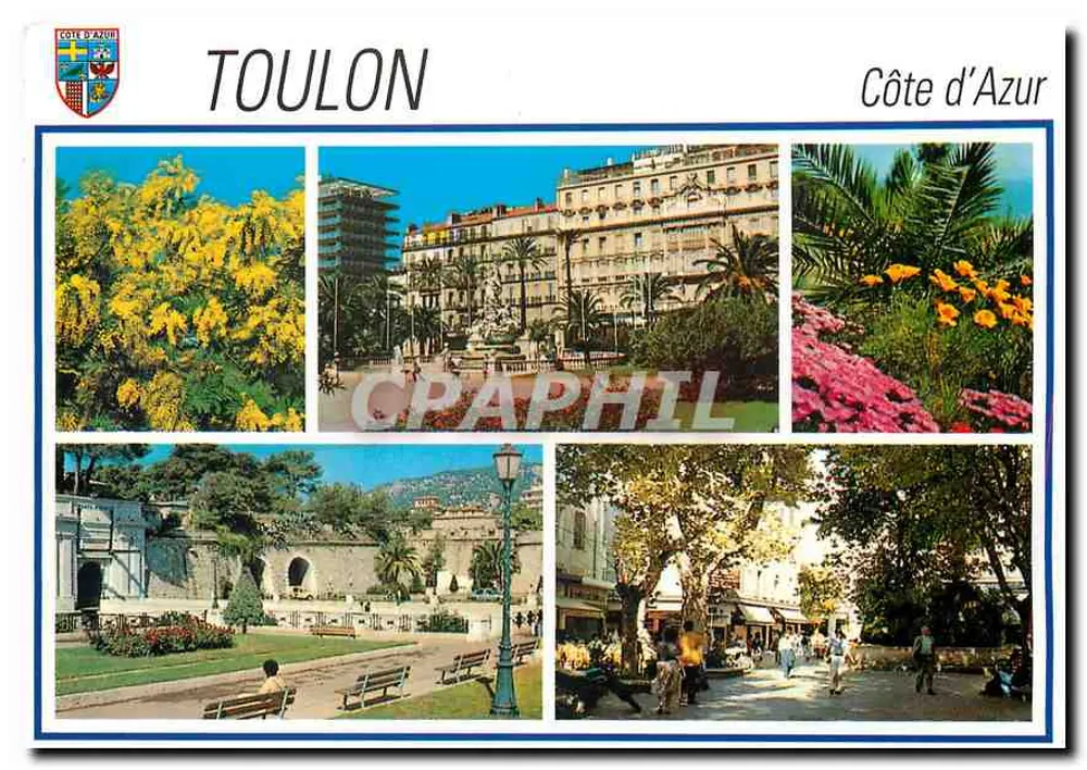 Toulon — Costa do Azul — Edição J.P.T. AZUR - Frente