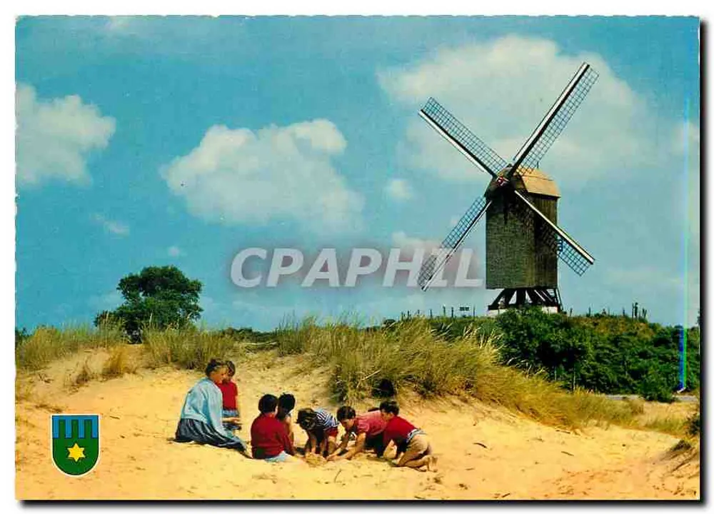 Koksijde - O velho moinho — editor Uligave J. Prevot, n° 308 - Frente