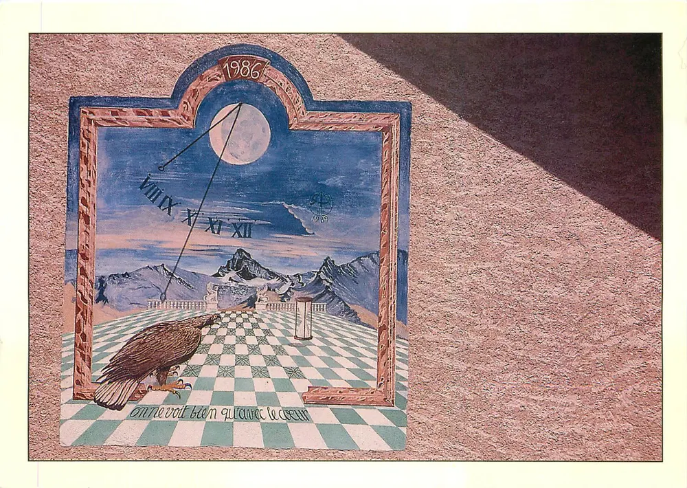 Relógio de sol — 1986 — Foto e edição Pierre Putelat - Frente