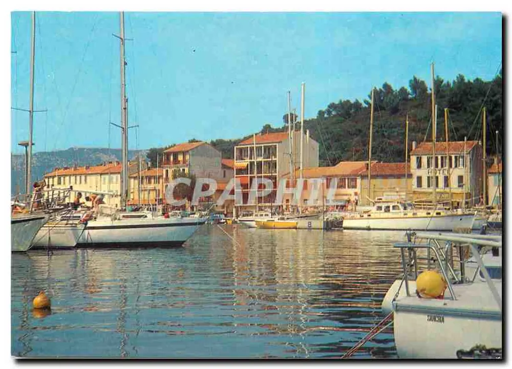 Hafen von La Seyne-sur-Mer — Ansicht des Hafens mit Segelschiffen — Éditions AZUR RIVIERA - Vorderseite
