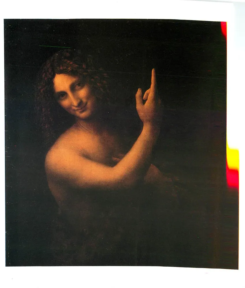 São João Batista — Leonardo da Vinci — Departamento de Pinturas do Louvre - Frente