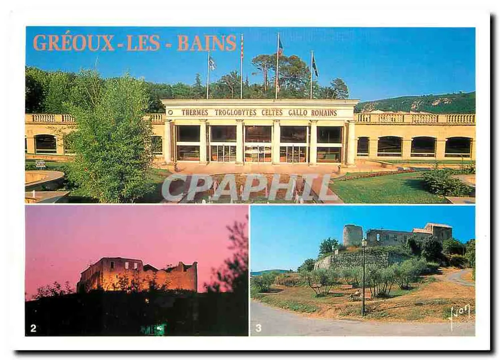Gréoux-les-Bains — Termas troglóditas celtas galorromanas — Éditions de France - Frente