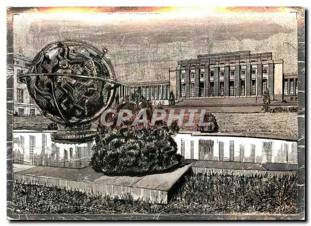 Genebra — O Palácio das Nações — Edição Jaeger - Frente