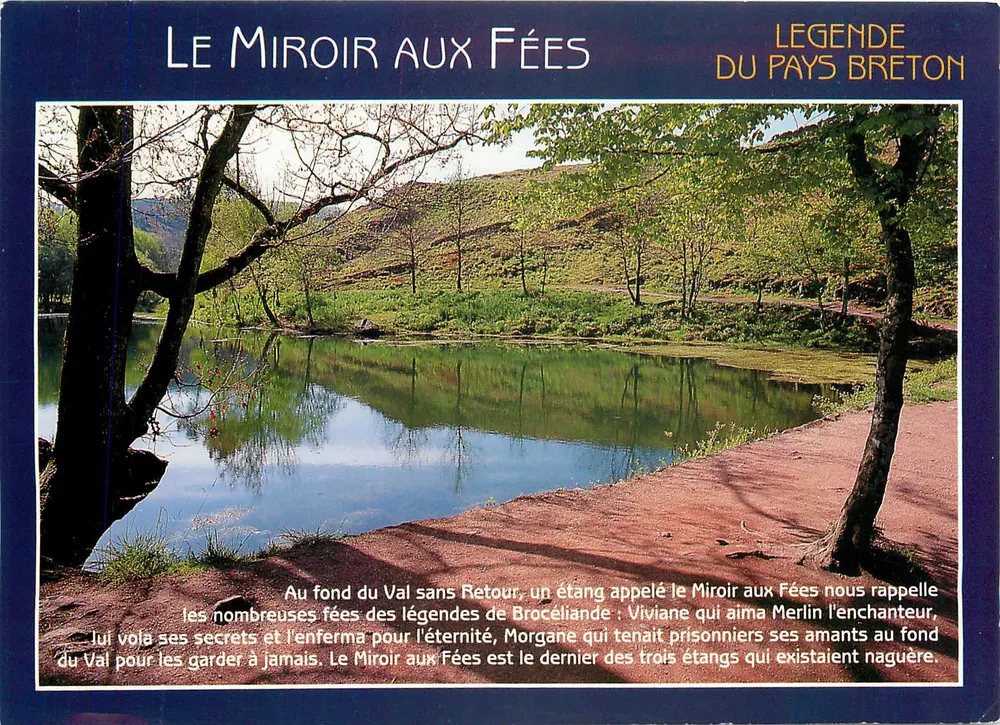Le Miroir aux Fées — Légende du Pays Breton — Éditions d'Art d'Acte, n° 75018 - Recto