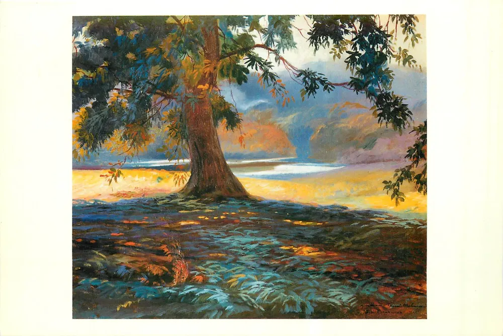 Início do Outono na Limousin — Óleo sobre tela, cerca de 1916 — Jean-Louis PAGUENAUD - Frente