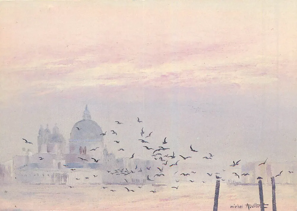 Venice — view of the basilica Santa Maria della Salute — Michel Audibert - Front