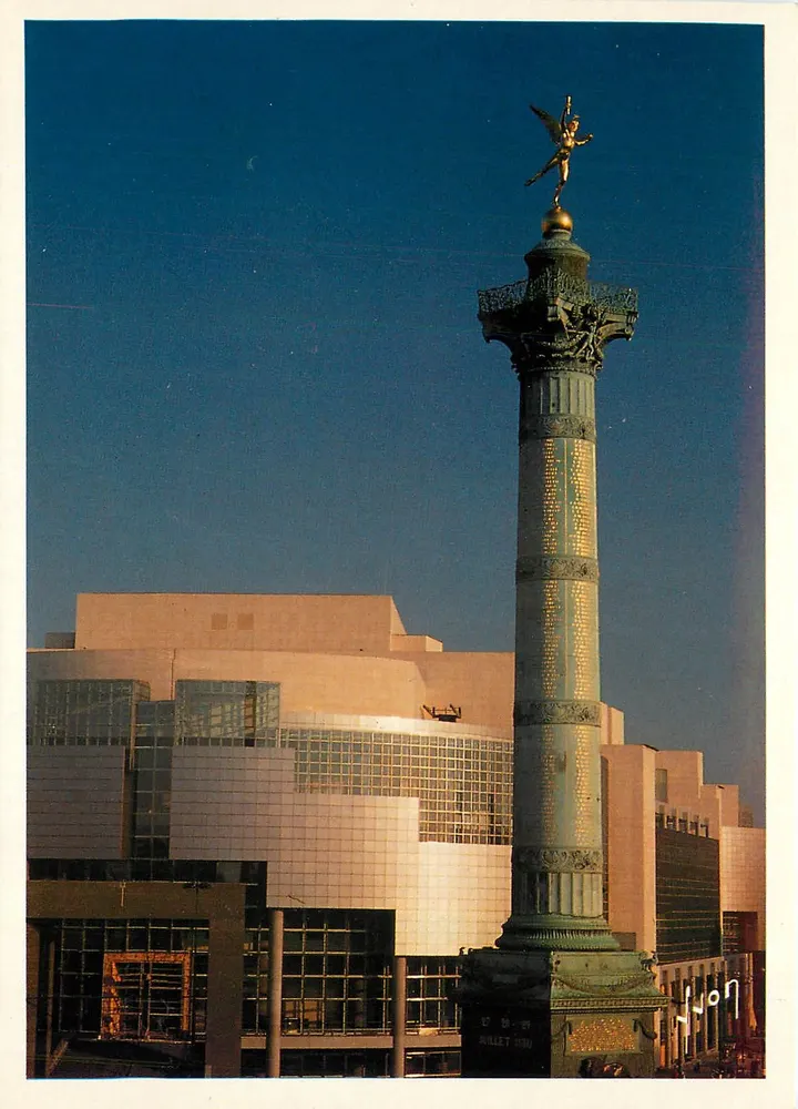 Coluna de Julho — Paris — Edições de arte Yvon - Frente