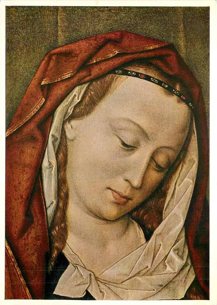 Madona — pintura de Dirck Bouts — edição Verlag Leo Bandschapp - Frente