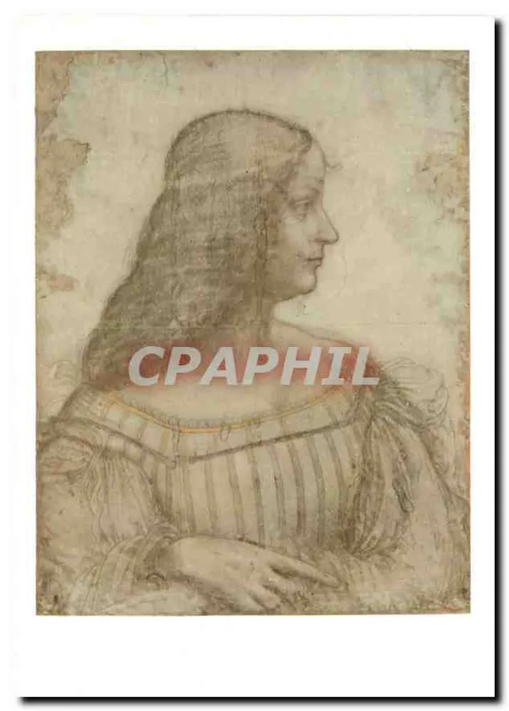 Retrato de Isabelle d'Este — Leonardo da Vinci — editor Fernand Hazan, n°161 - Anverso