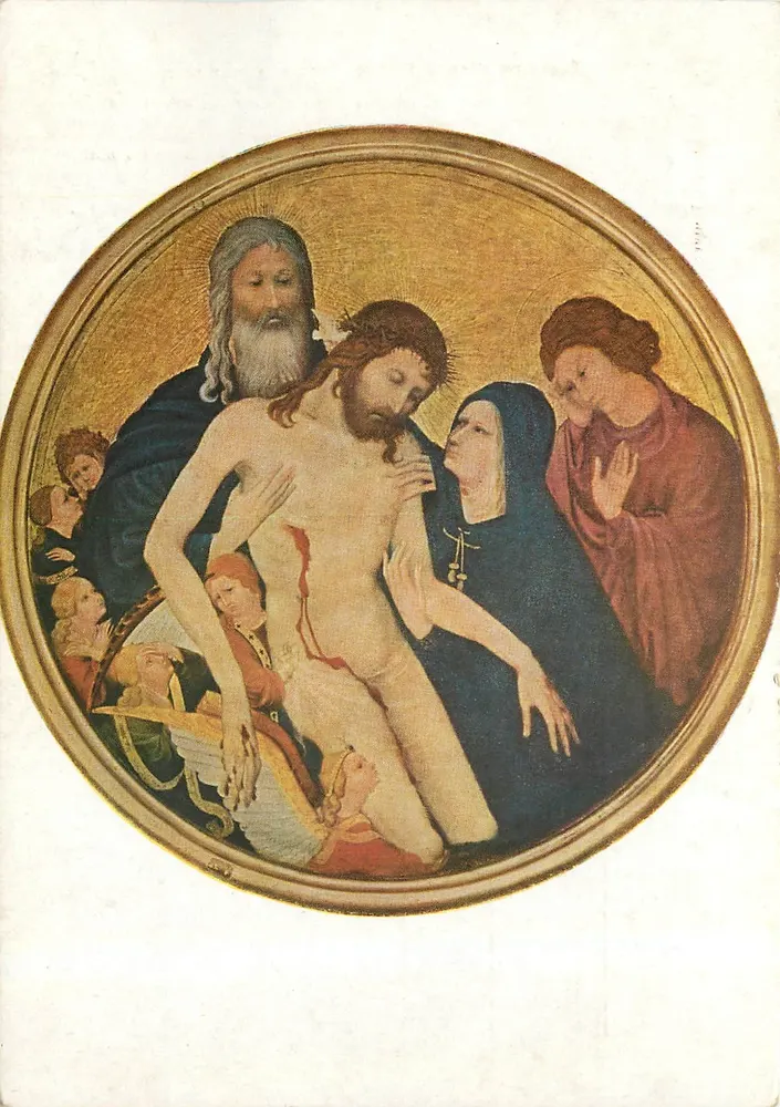 La Pietà — École de l'Île de France (entre 1390 et 1410) — Musée du Louvre - Recto