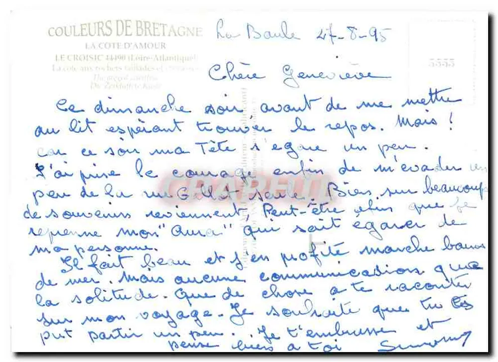 La Côte Sauvage du Croisic — widok z lotu ptaka — Jack - Rewers