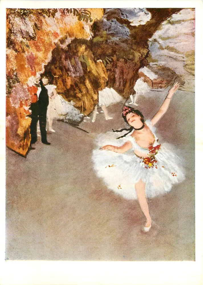 Dançarina no palco — Edgar Degas (1834-1917) — Museu do Louvre, Paris — No 6009 - Frente