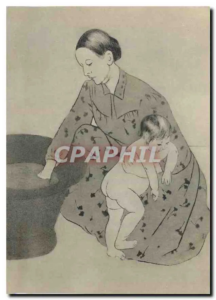 Mary Cassatt — O Banho — Comité National de l'Enfance, Paris - Frente