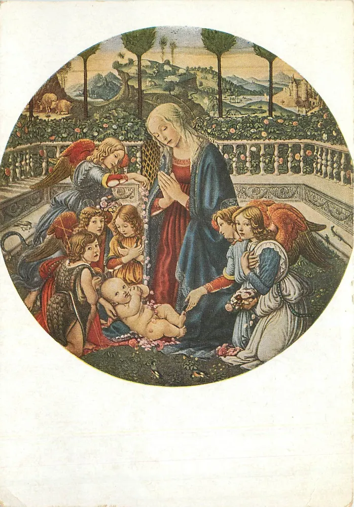 A Adoração — Raffaello di Francesco Botticini (1477-após 1520) — Edições Nomis, Paris - Frente
