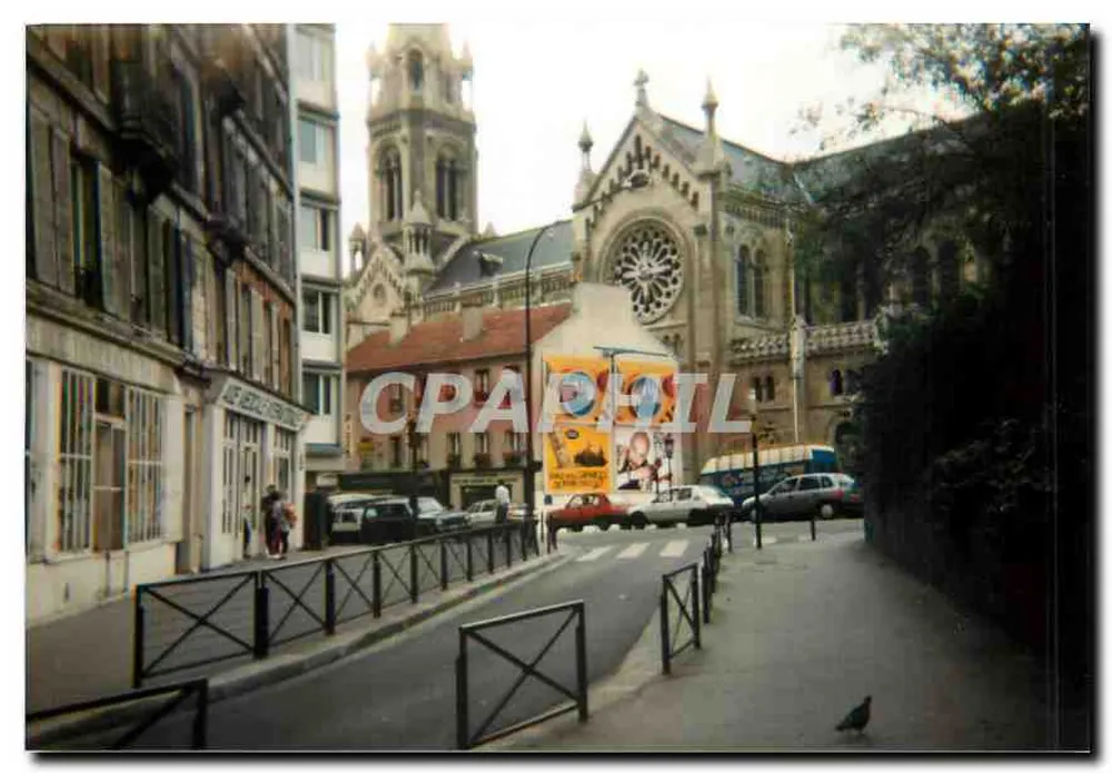 Kerk van Sint-Kruis in Rennes — uitzicht van de rue de la République — onbekende uitgever - Voorkant