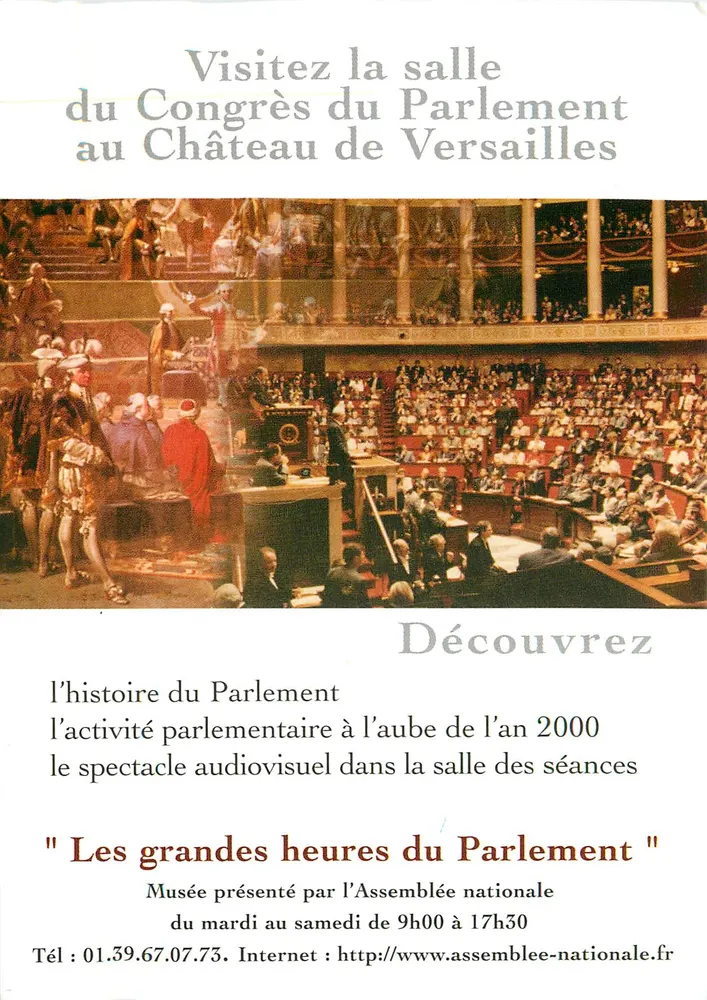 Les Grandes Heures du Parlement — Museum in Versailles — Nationalversammlung - Vorderseite