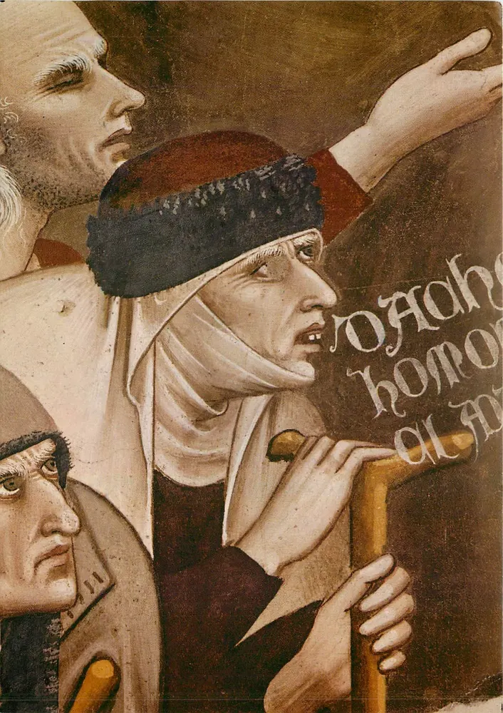 Triumph des Todes — Detail des Jüngsten Gerichts — Orcagna, Florenz - Vorderseite