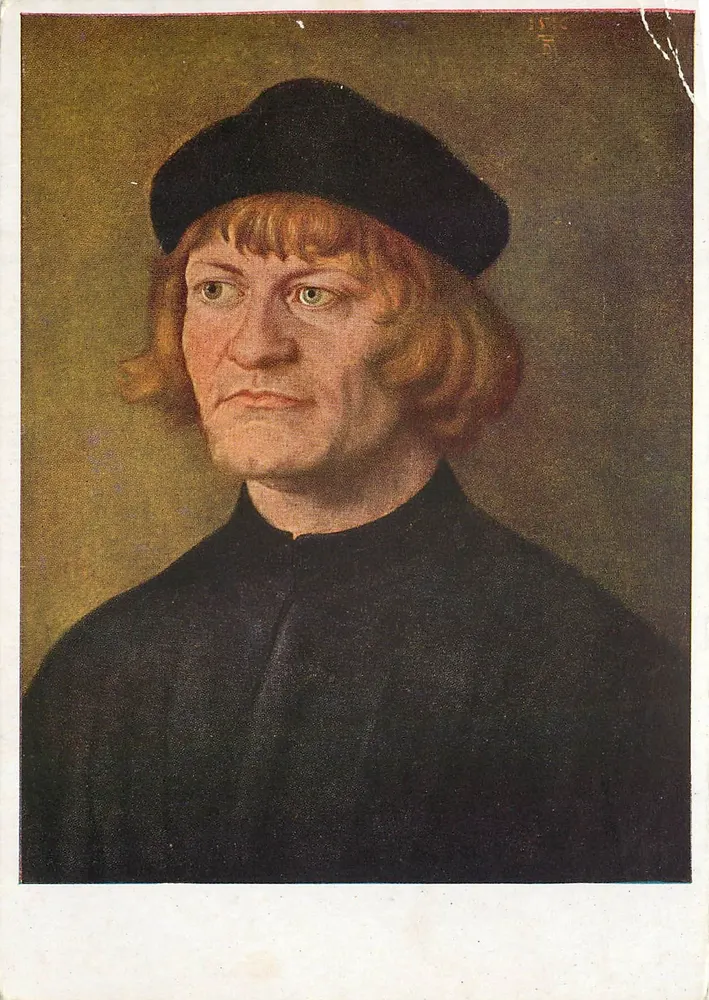 Porträt von Ulrich Zwingli — Albrecht Dürer (1471-1528) — Kunstverlag Wolfram, Wien - Vorderseite