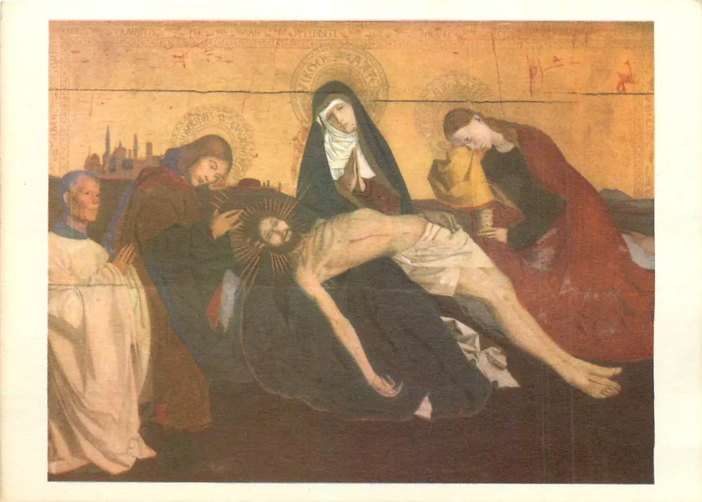 Piéta d'Avignon — École d'Avignon, Mitte des 15. Jahrhunderts — Éditions Mathurins, Serie B - Vorderseite