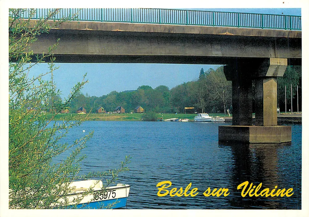 Besle-sur-Vilaine — vista do ponte — Foto: B. LE CALOCH - Frente