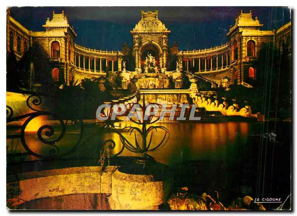 O Palácio Longchamp — Noite — Edições 'La Cigogne' n°14 - Frente