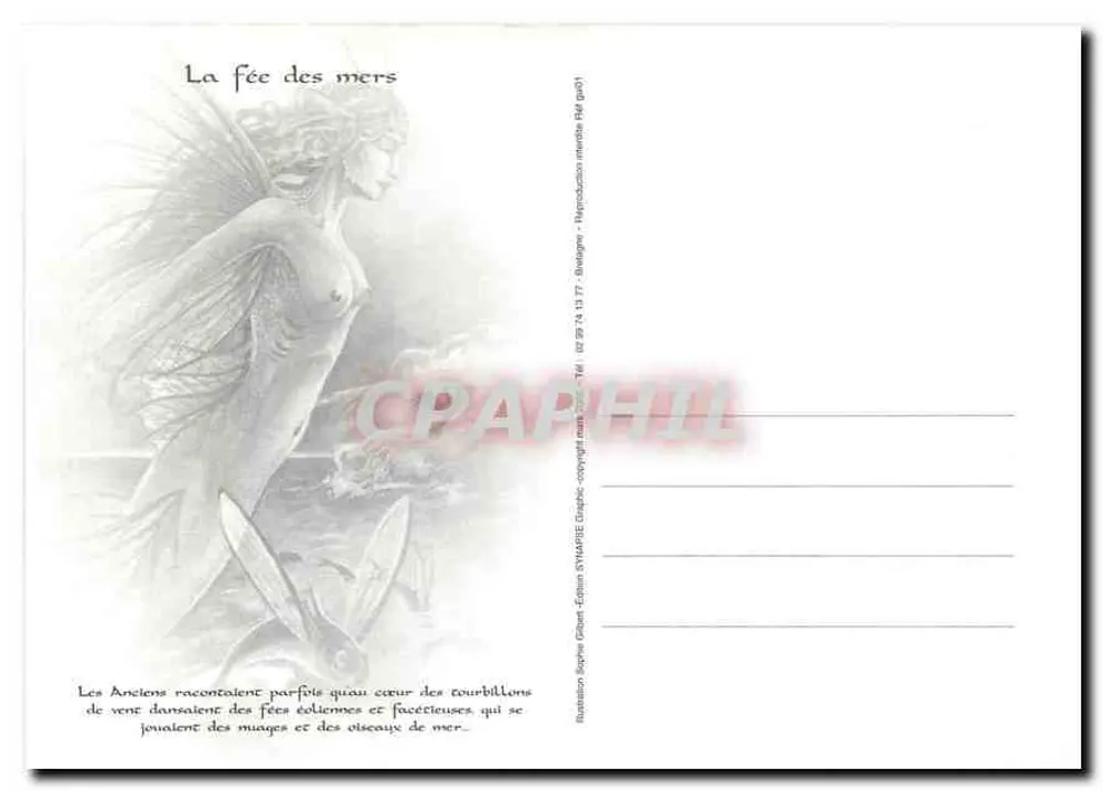समुद्र की रानी — गिलबॉल्ट के चित्रण — प्रकाशक S.Y.N.A.P.H.I.L. - पीछे