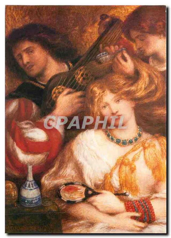 Dante Gabriel Rossetti, Música da manhã — 1864 — British Museum, Londres - Frente