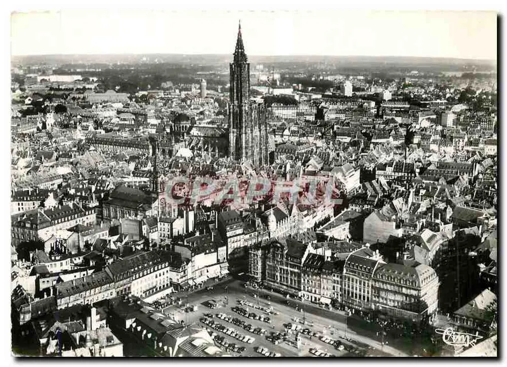 Straßburg (Bas-Rhin) — Place Kléber und Kathedrale — Éditions Combier - Vorderseite