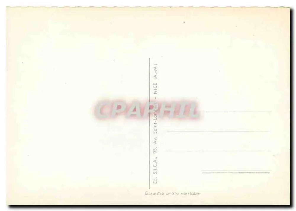 Menton — Os Jardins Públicos — M. 102 - Verso