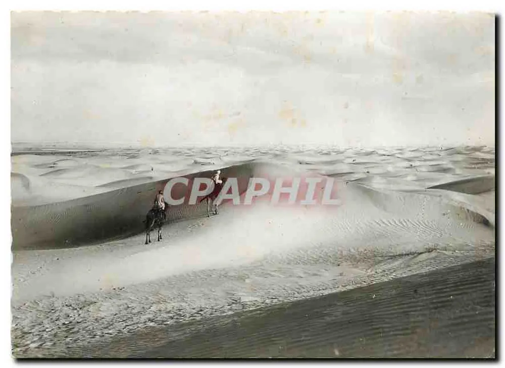 Dunen van de Sahara — De zee van zand — Uitgave La Cigogne, Alger - Voorkant
