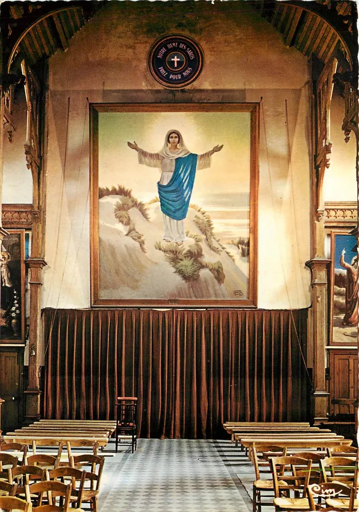 Interior da igreja — Berck-Plage — Impressor Combiérier - Frente