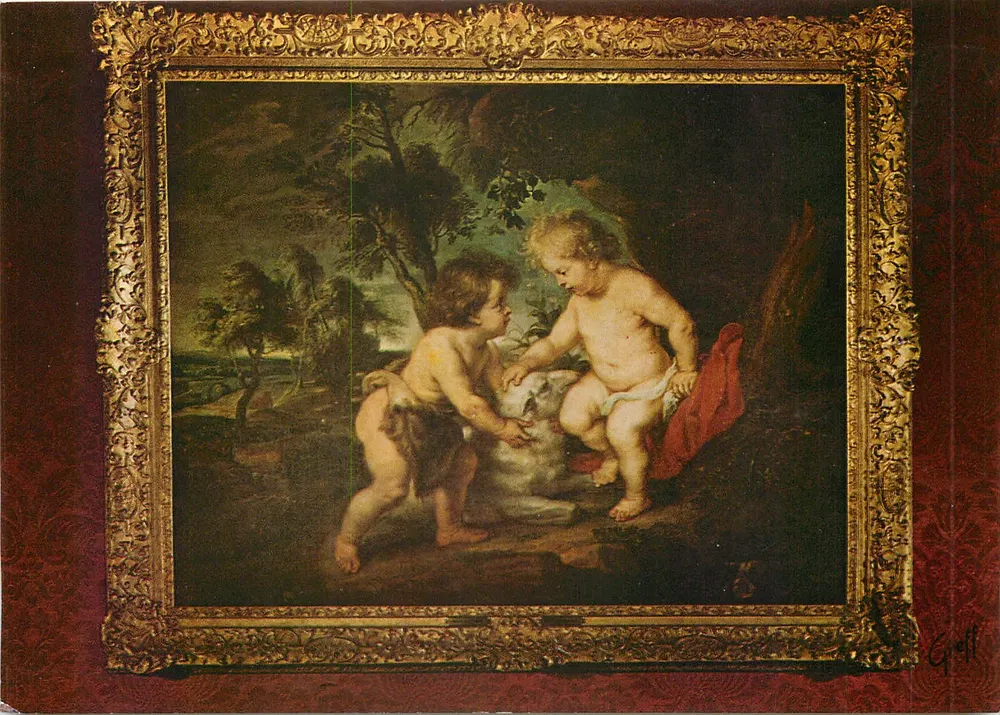 O Menino Jesus e São João — Castelo de Chenonceaux — Éditions GREFFE - Frente
