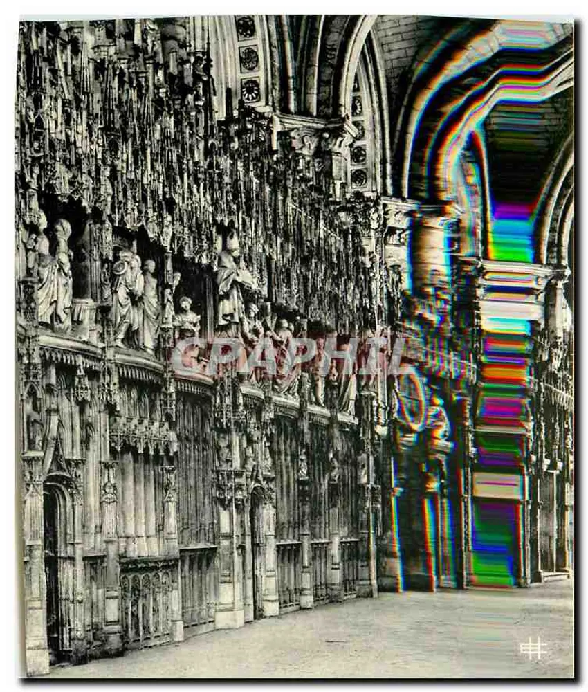 Catedral de Chartres — Fechadura do Coro (século XVI) — Edições HOUVET - Frente