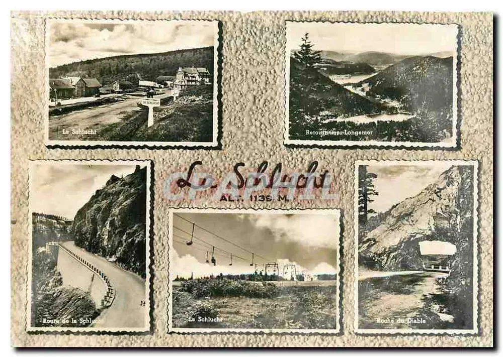 La Schlucht — Os Vosges Pitorescos — Edição HEINZOG - Frente