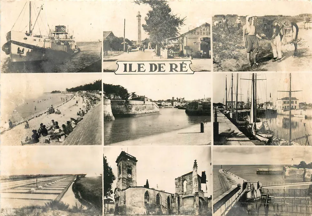 Ilha de Ré — Vista panorâmica — L. Chatagneau, 92, avenida Victor-Hugo, Bordeaux - Frente