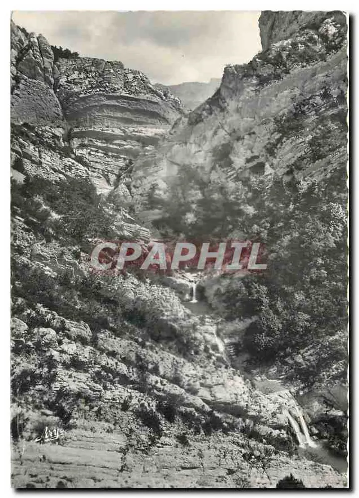Cachoeira em um canyon — Castellane (B.-A.) — Edição A. Talty - Frente