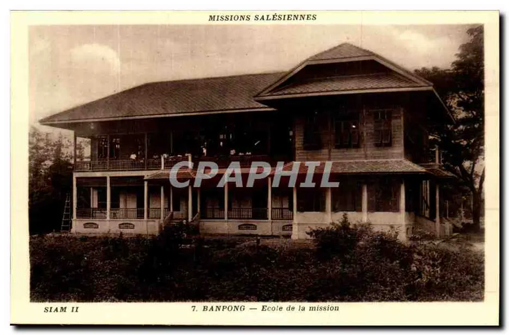 Banpong — Missionsschule — Salesianische Missionen - Vorderseite