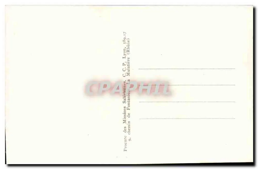 Cimetière bouddhiste — Nippon I — Missions Salésiennes - Verso