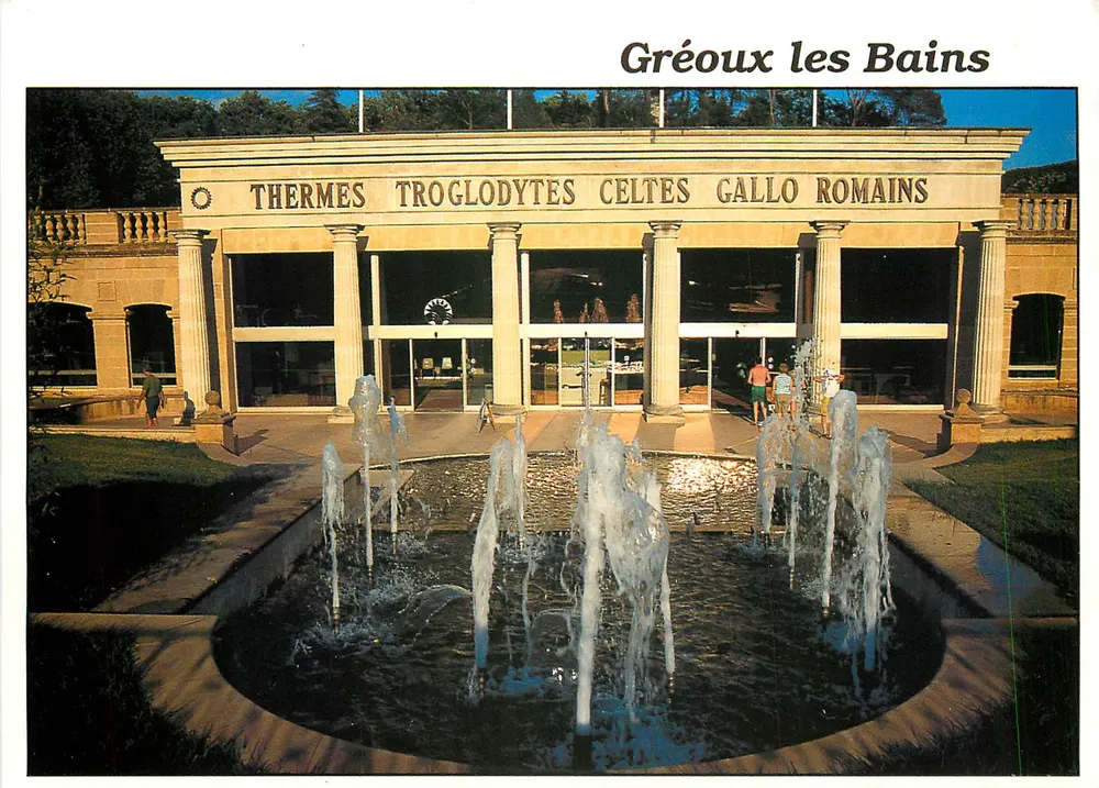 Kelto-gallo-römische Höhlenbäder — Gréoux les Bains — Sté PEC - Vorderseite